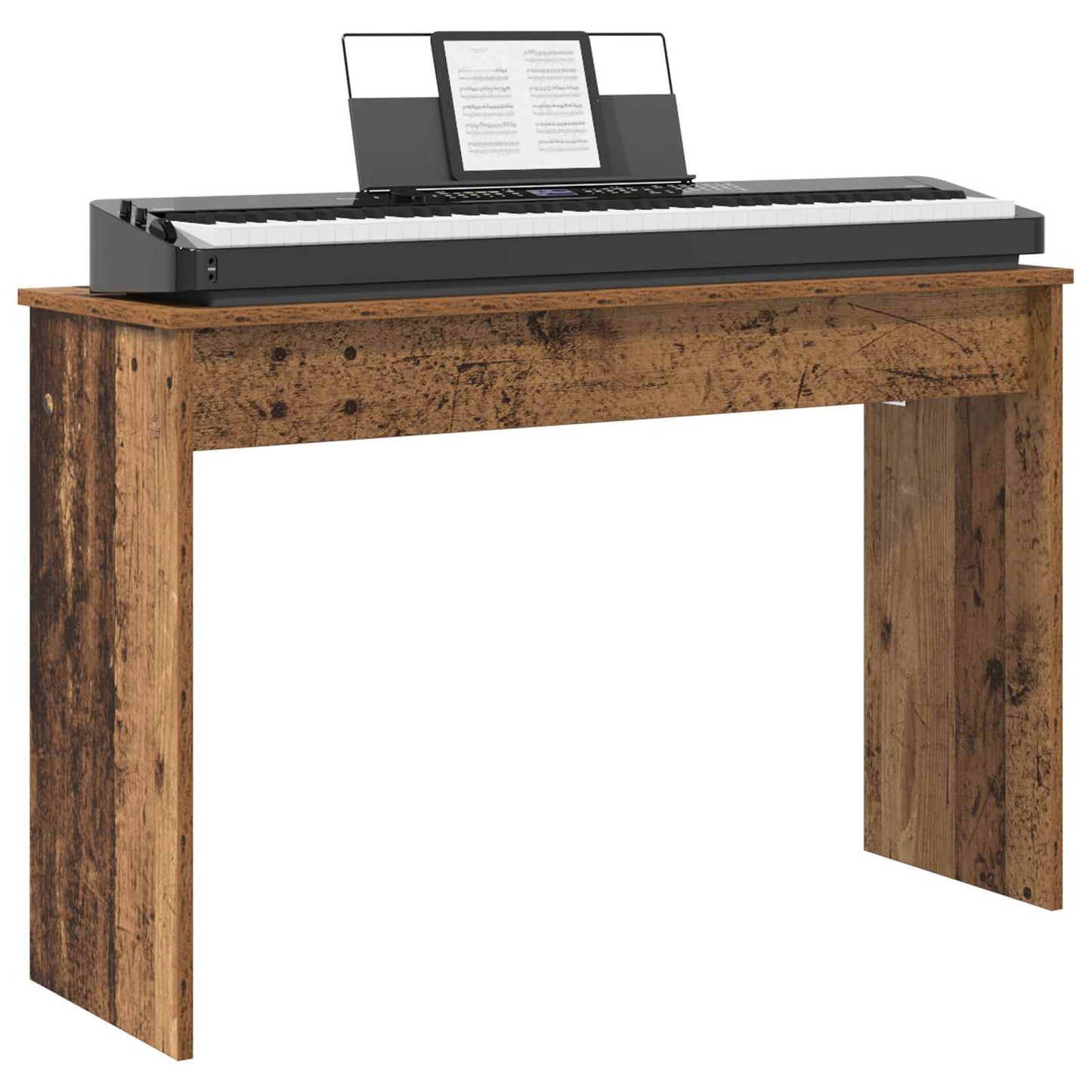 Keyboard Stand Gammelt træ 100 x 32 x 64 cm Konstrueret træ