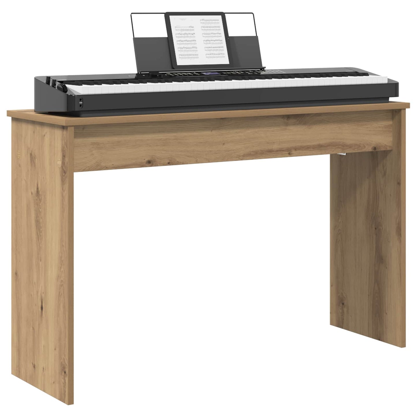 Keyboard Stand Artisan Egetræ 100 x 32 x 64 cm Konstrueret træ