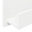 Magasin Rack med hylde Hvid 51 x 11 x 102 cm Konstrueret træ
