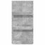 Magasin Rack Beton Grå 51 x 11 x 102 cm Konstrueret træ