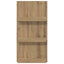 Magasin Rack Artisan Egetræ 51 x 11 x 102 cm Konstrueret træ