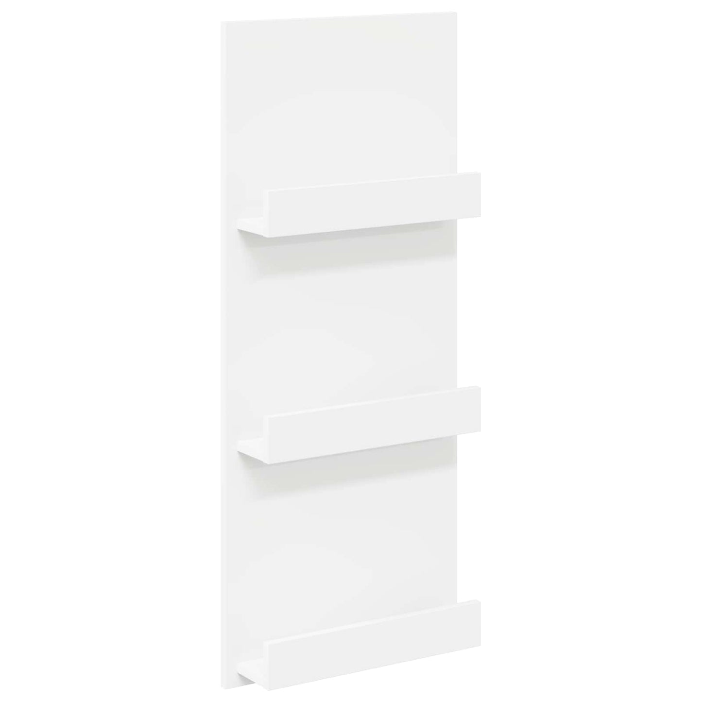 Magasin Rack med hylde Hvid 43 x 11 x 102 cm Konstrueret træ