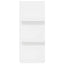 Magasin Rack med hylde Hvid 43 x 11 x 102 cm Konstrueret træ