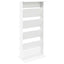 Magasin Rack med hylde Hvid 70 x 41 x 156 cm Konstrueret træ