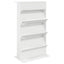 Magasin Rack med hylde Hvid 70 x 41 x 126 cm Konstrueret træ