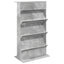 Magasin Rack Beton Grå 70 x 41 x 126 cm Konstrueret træ