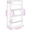 Magasin Rack Gammelt træ 70 x 41 x 126 cm Konstrueret træ