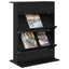 Magasin Rack med hylde Sort eg 70 x 41 x 96 cm Konstrueret træ