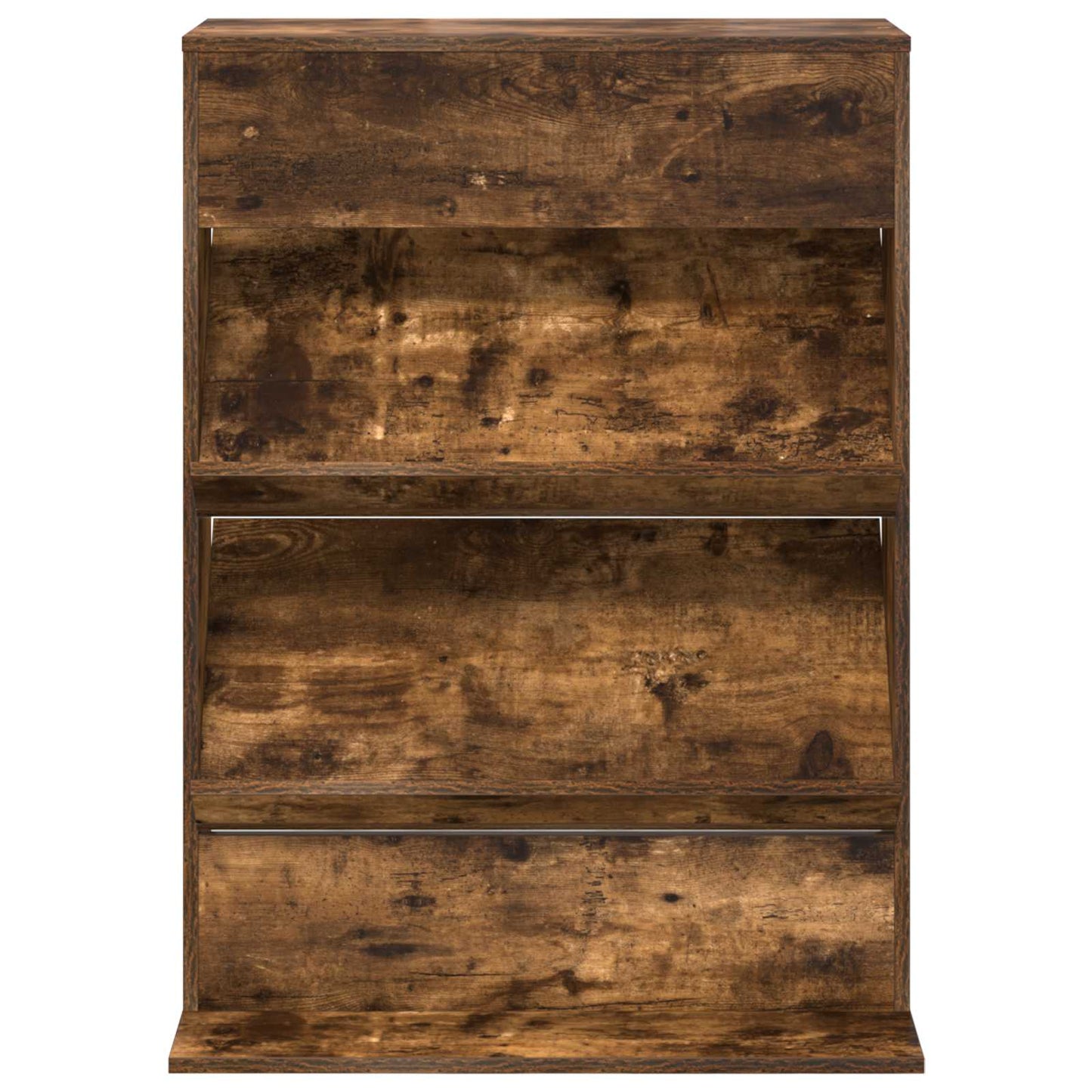 Magasin Rack med hylde Røget eg 70 x 41 x 96 cm Konstrueret træ