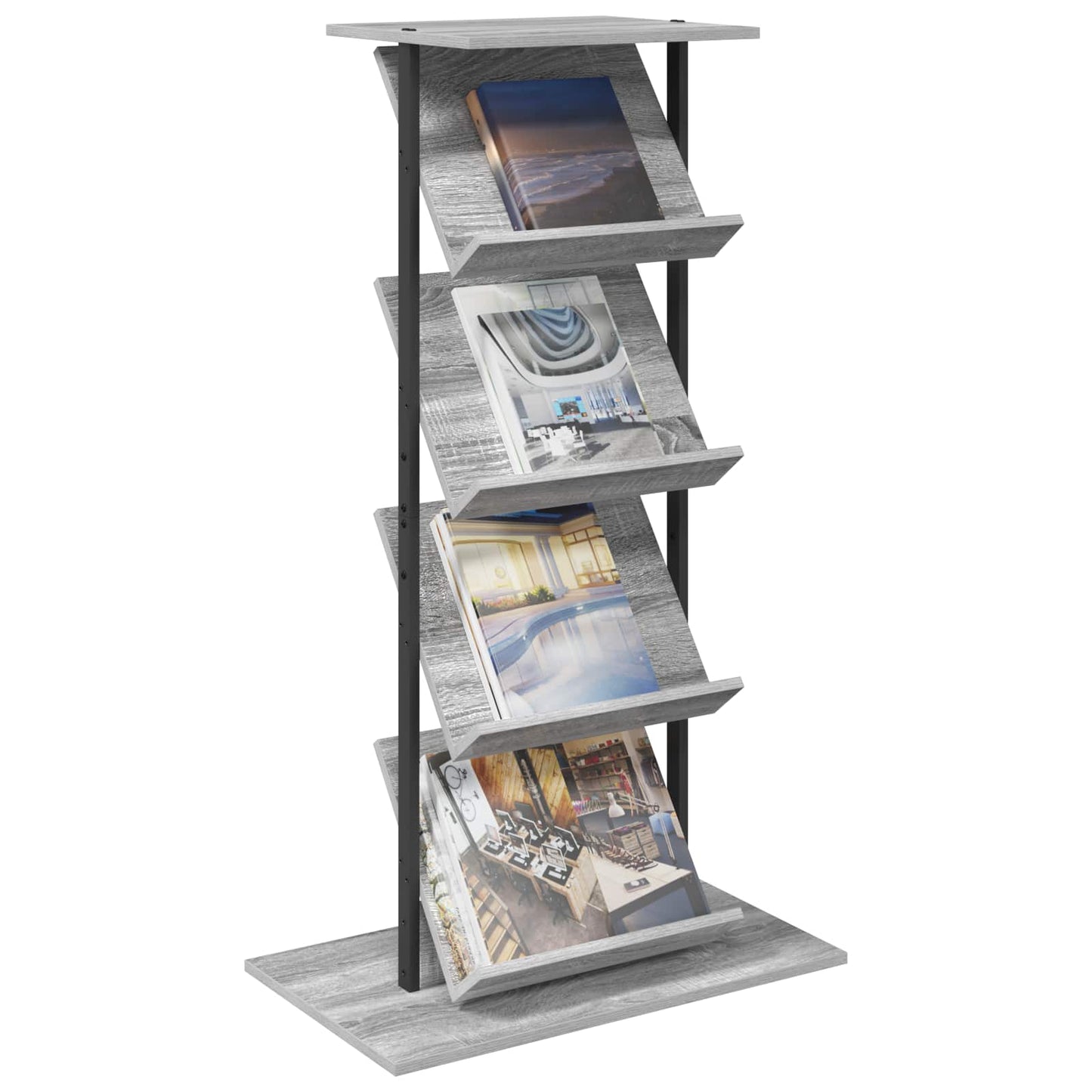 Magasin Rack Grå Sonoma 68 x 40 x 123.5 cm Konstrueret træ