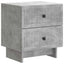 Natskab 2 pcs Betongrå 43 x 34,5 x 47,5 cm Konstrueret træ