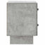 Natskab 2 pcs Betongrå 43 x 34,5 x 47,5 cm Konstrueret træ