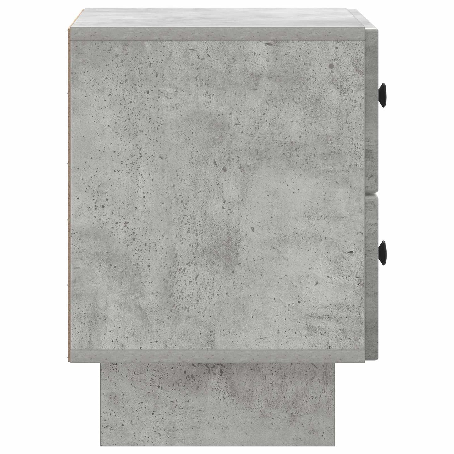 Natskab 2 pcs Betongrå 43 x 34,5 x 47,5 cm Konstrueret træ