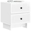 Natskab 2 pcs Hvid højglans 43 x 34,5 x 47,5 cm Konstrueret træ