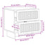Natskab 2 pcs Hvid højglans 43 x 34,5 x 47,5 cm Konstrueret træ