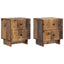 Natskab 2 pcs Gammelt træ 43 x 34,5 x 47,5 cm Konstrueret træ
