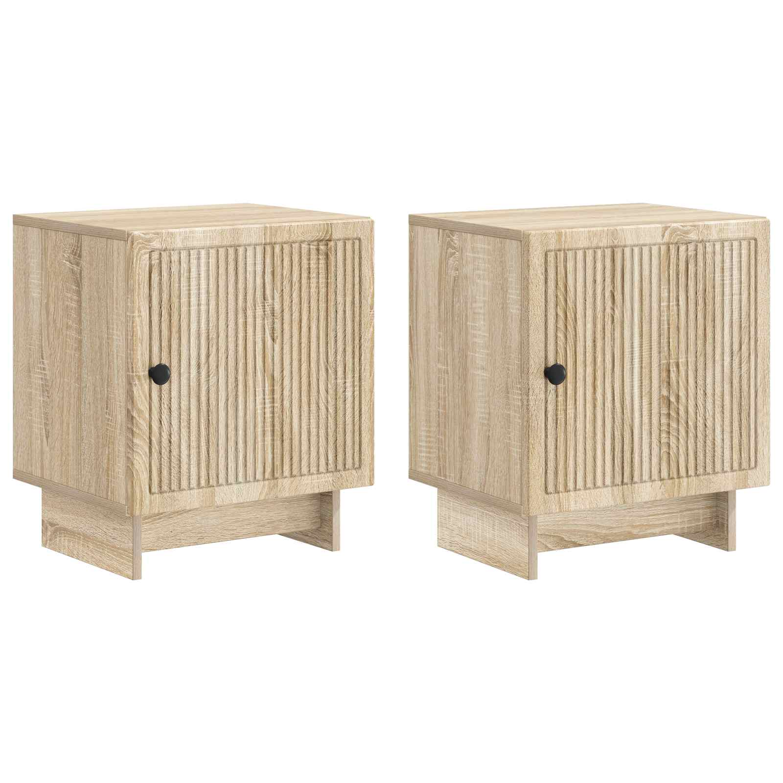 Natskab 2 pcs Sonoma-eg 43 x 34,5 x 50 cm Konstrueret træ billede
