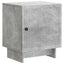 Natskab 2 pcs Betongrå 43 x 34,5 x 50 cm Konstrueret træ