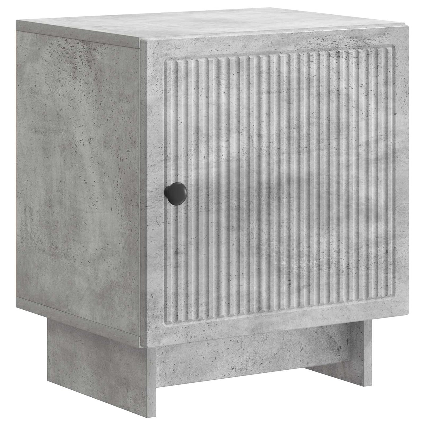 Natskab 2 pcs Betongrå 43 x 34,5 x 50 cm Konstrueret træ
