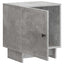 Natskab 2 pcs Betongrå 43 x 34,5 x 50 cm Konstrueret træ