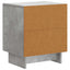 Natskab 2 pcs Betongrå 43 x 34,5 x 50 cm Konstrueret træ