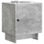 Natskab 2 pcs Betongrå 43 x 34,5 x 50 cm Konstrueret træ