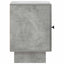 Natskab 2 pcs Betongrå 43 x 34,5 x 50 cm Konstrueret træ