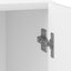 Natskab 2 pcs Hvid højglans 43 x 34,5 x 50 cm Konstrueret træ