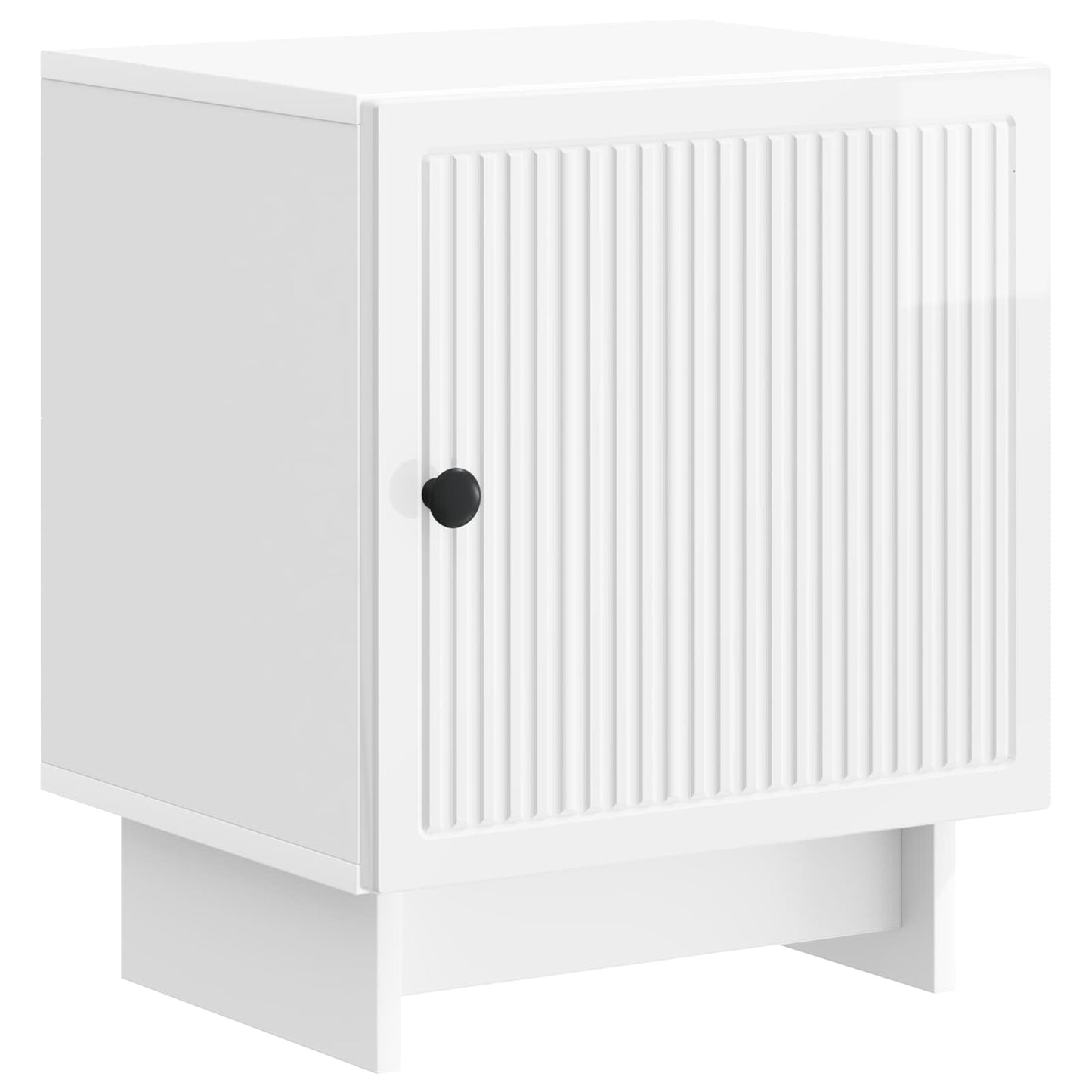 Natskab 2 stk. Hvid højglans 43 x 34,5 x 50 cm Konstrueret træ