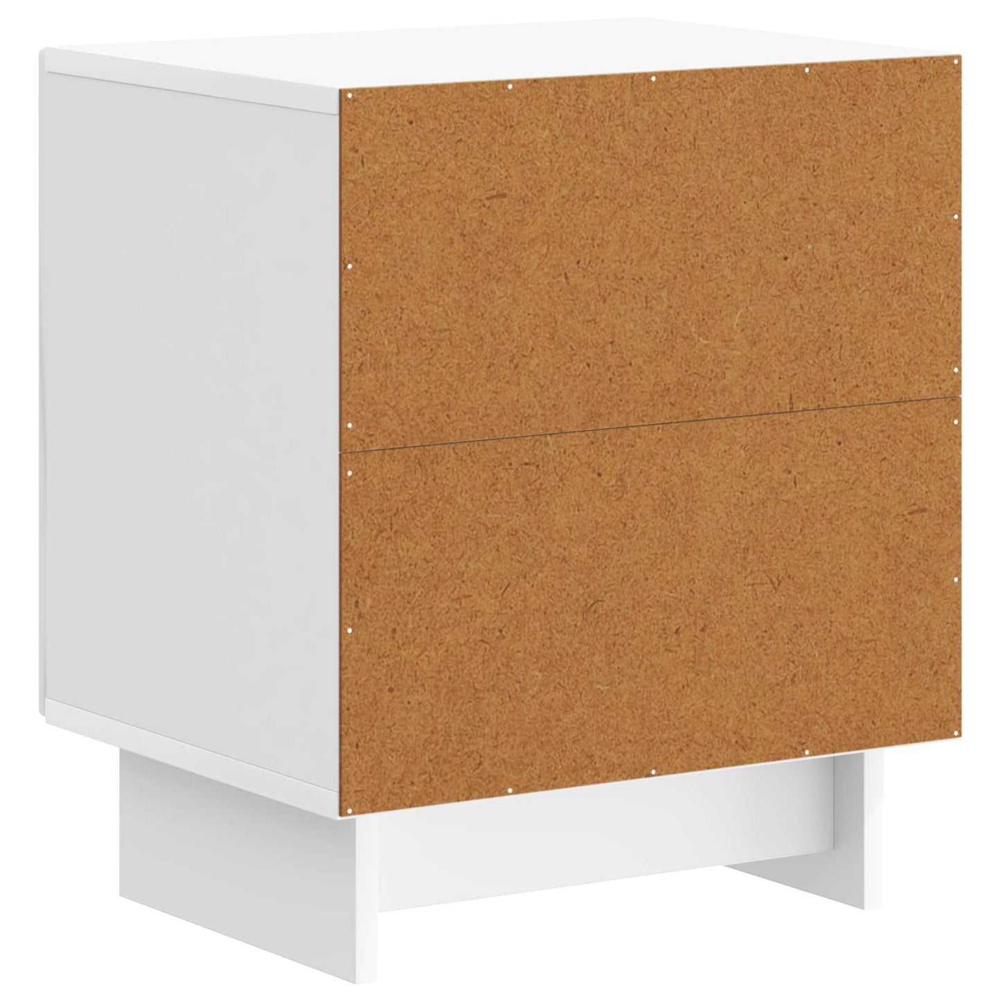 Natskab 2 pcs Hvid højglans 43 x 34,5 x 50 cm Konstrueret træ