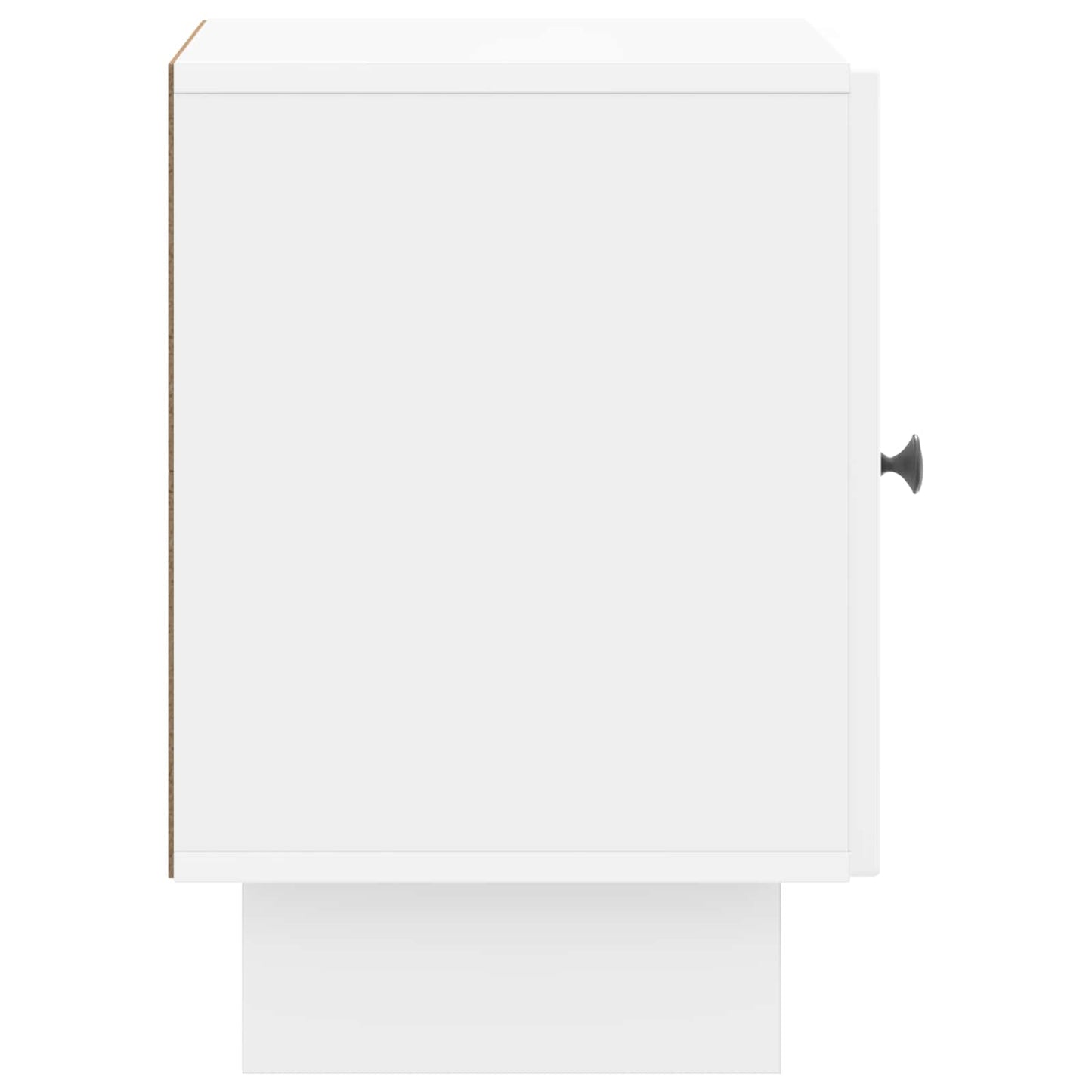 Natskab 2 pcs Hvid højglans 43 x 34,5 x 50 cm Konstrueret træ