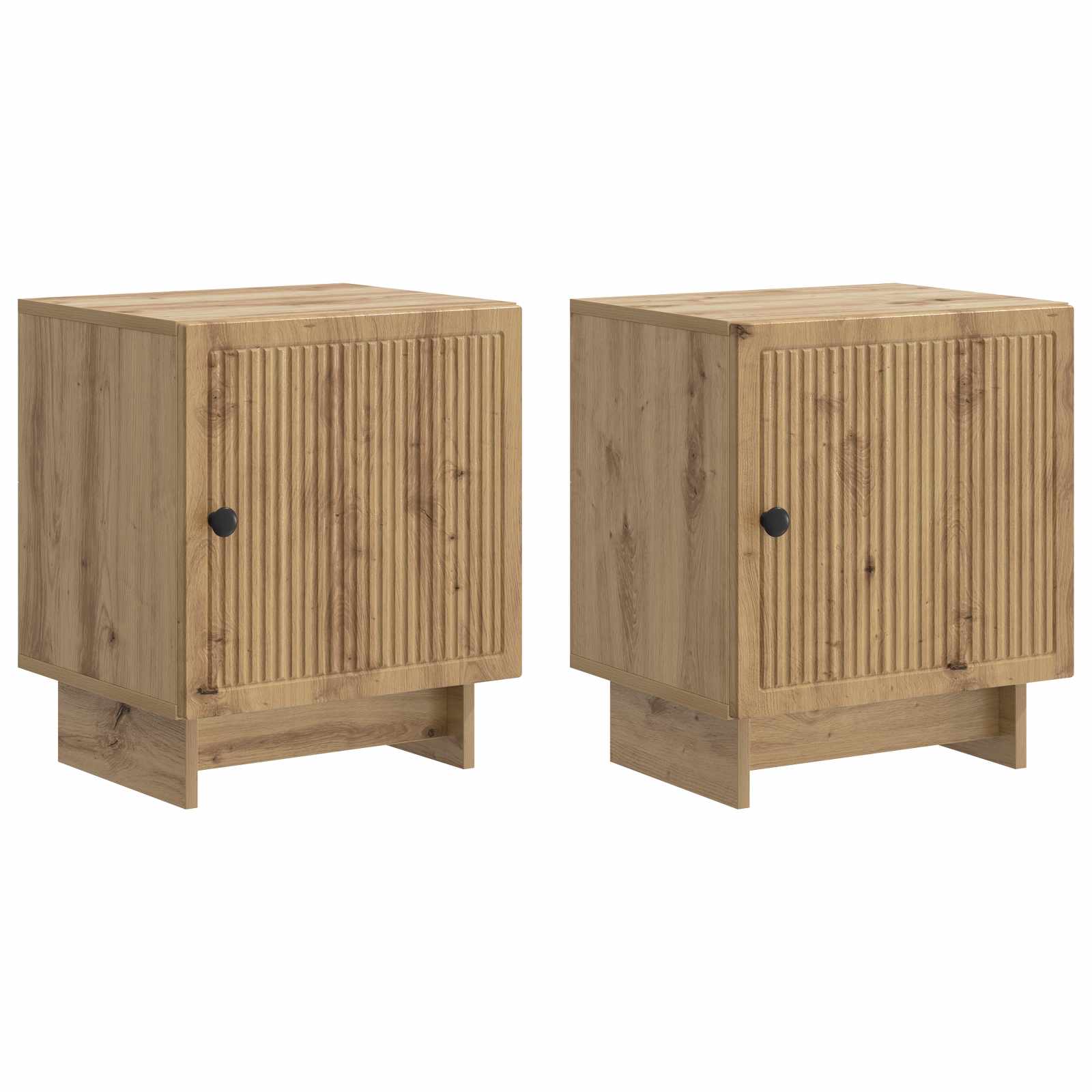 Natskab 2 pcs Artisan-eg 43 x 34,5 x 50 cm Konstrueret træ billede