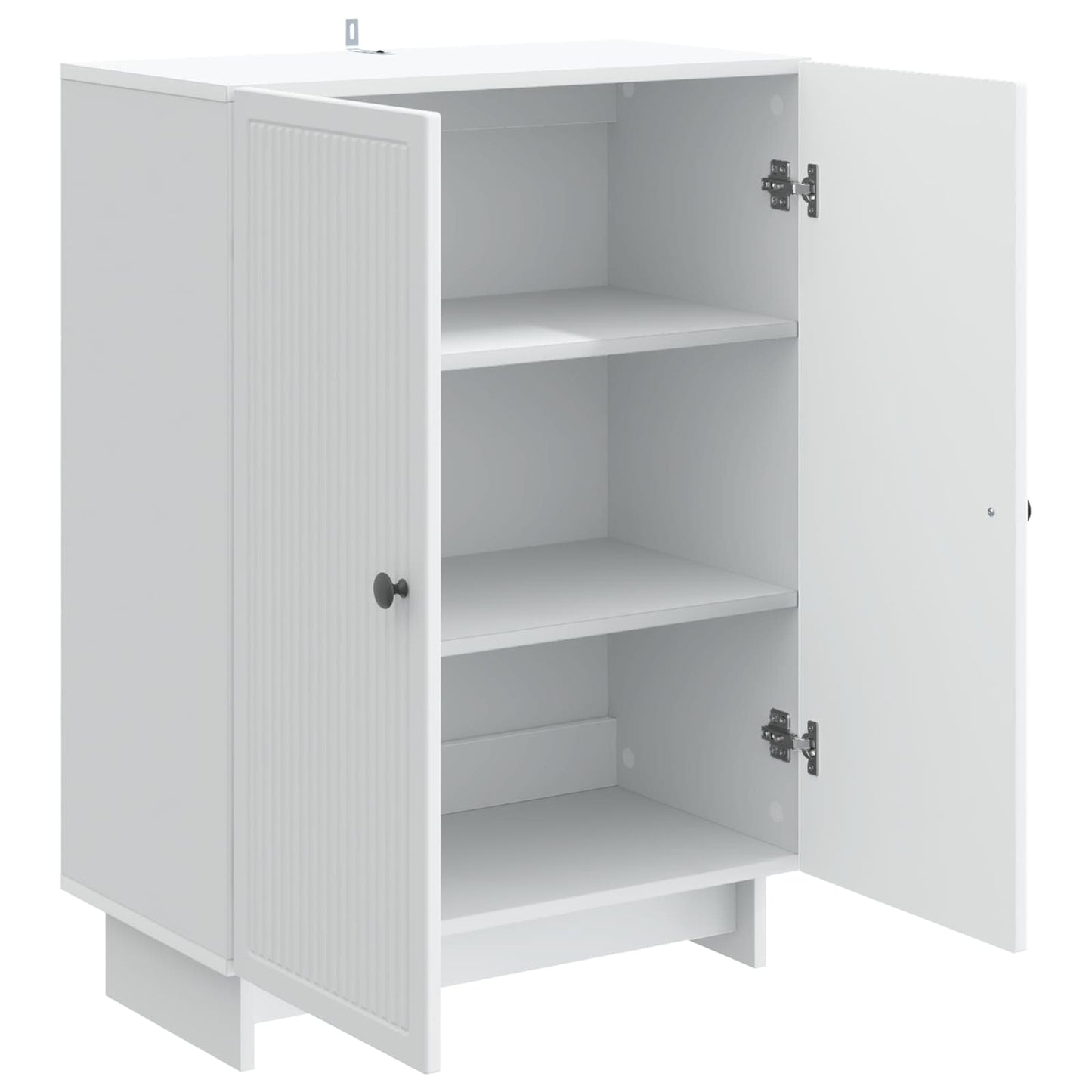 Sideboard Hvid 66 x 34,5 x 90 cm Konstrueret træ