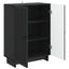 Sideboard Sort 66 x 34,5 x 90 cm Konstrueret træ