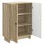 Sideboard Sonoma-eg 66 x 34,5 x 90 cm Konstrueret træ