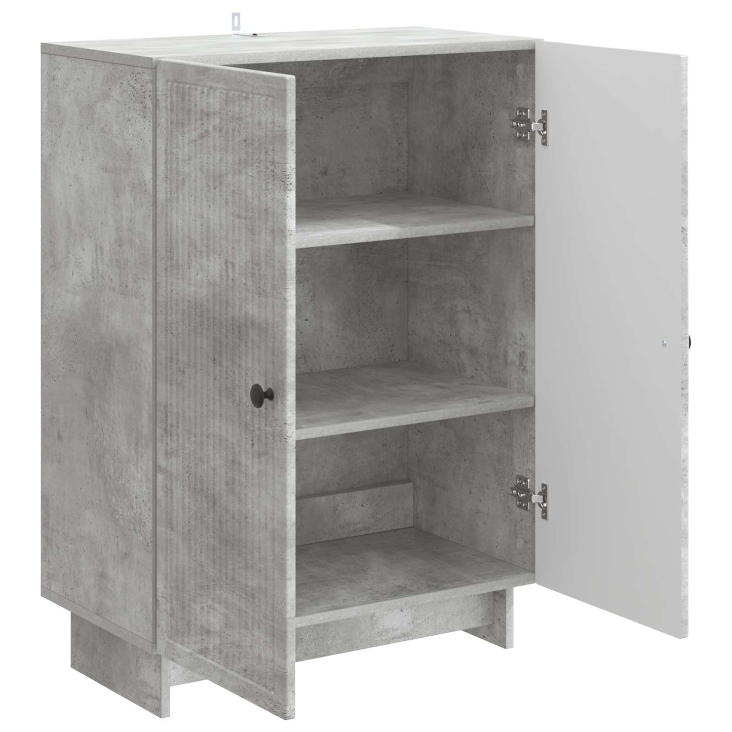 Sideboard Betongrå 66 x 34,5 x 90 cm Konstrueret træ