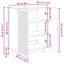 Sideboard Betongrå 66 x 34,5 x 90 cm Konstrueret træ