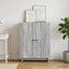 Sideboard Grå sonoma-eg 66 x 34,5 x 90 cm Konstrueret træ