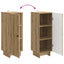 Sideboard Artisan-eg 33 x 34,5 x 90 cm Konstrueret træ
