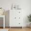 Sideboard Hvid 66 x 34,5 x 90 cm Konstrueret træ