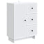 Sideboard Hvid 66 x 34,5 x 90 cm Konstrueret træ