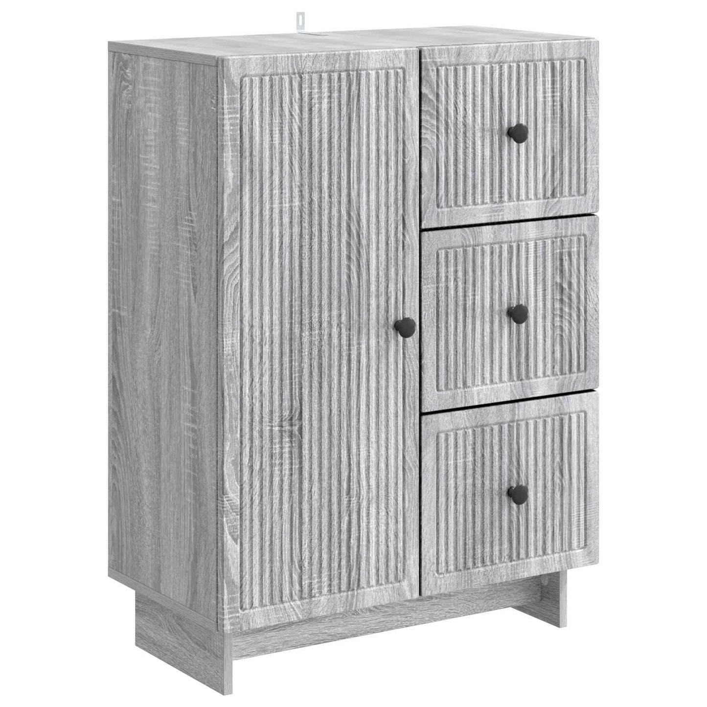 Sideboard Grå sonoma-eg 66 x 34,5 x 90 cm Konstrueret træ