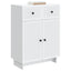 Sideboard Hvid 66 x 34,5 x 90 cm Konstrueret træ