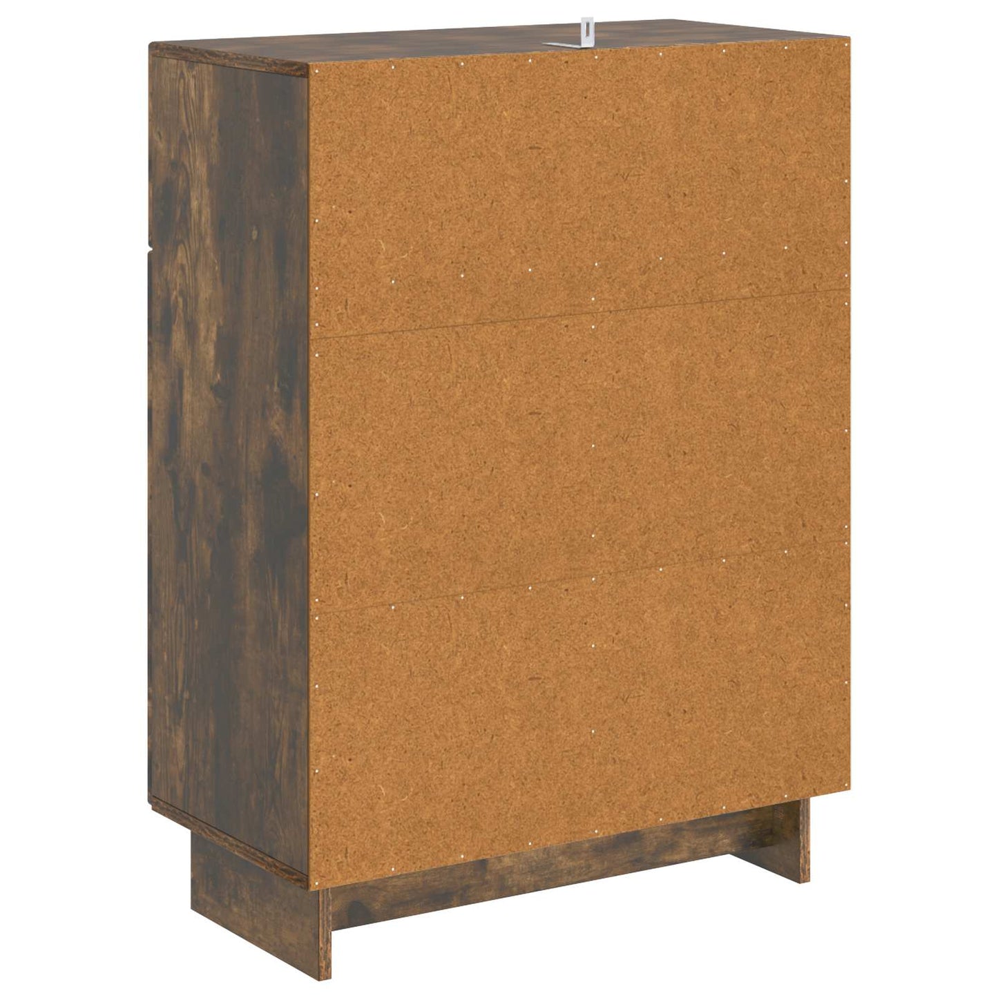 Sideboard med skuffe Røget eg 66 x 34,5 x 90 cm Konstrueret træ