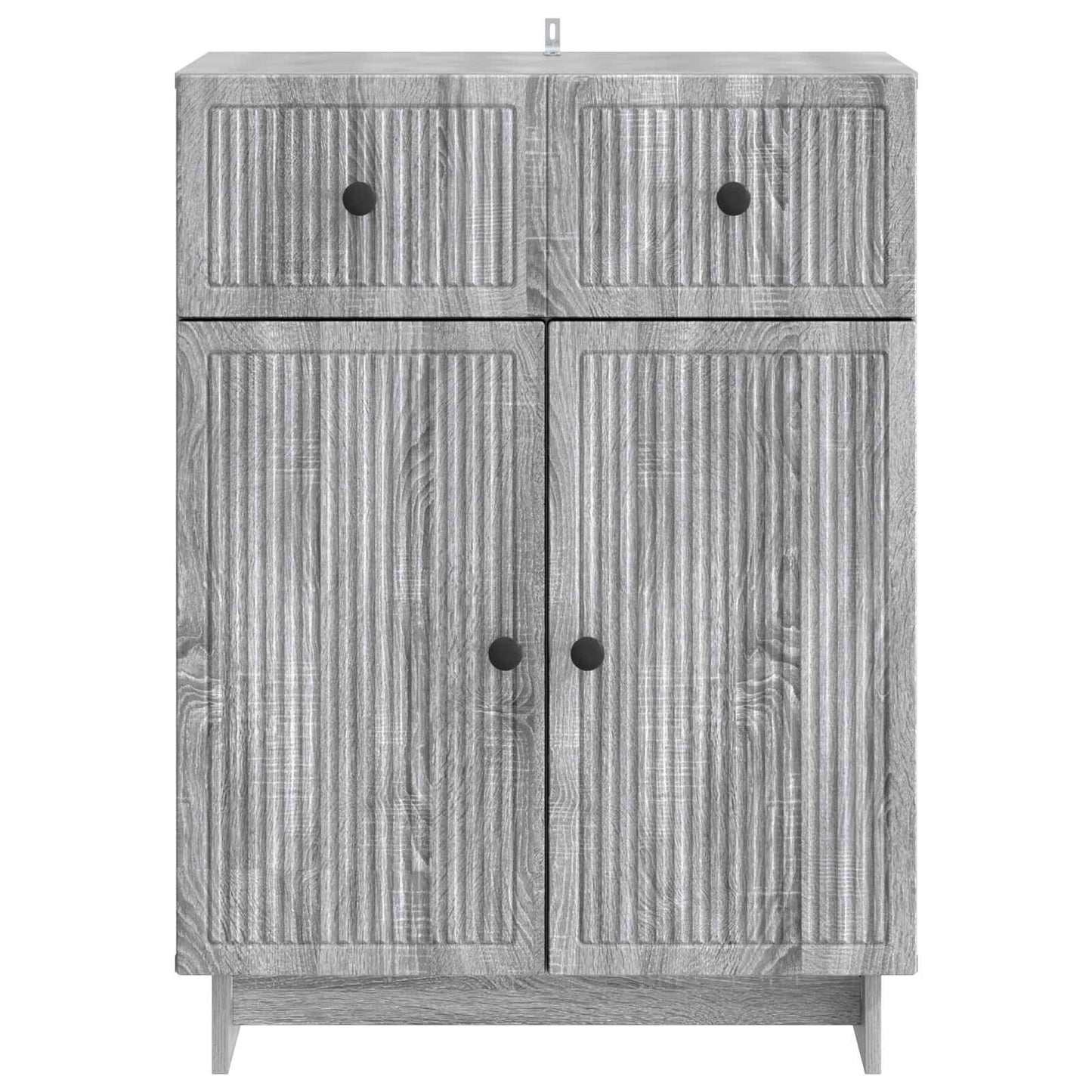 Sideboard Grå sonoma-eg 66 x 34,5 x 90 cm Konstrueret træ
