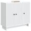 Sideboard Hvid 89 x 34,5 x 80 cm Konstrueret træ