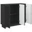 Sideboard Sort 89 x 34,5 x 80 cm Konstrueret træ