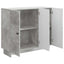 Sideboard Betongrå 89 x 34,5 x 80 cm Konstrueret træ