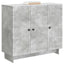 Sideboard Betongrå 89 x 34,5 x 80 cm Konstrueret træ