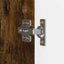 Sideboard Røget eg 89 x 34,5 x 80 cm Konstrueret træ